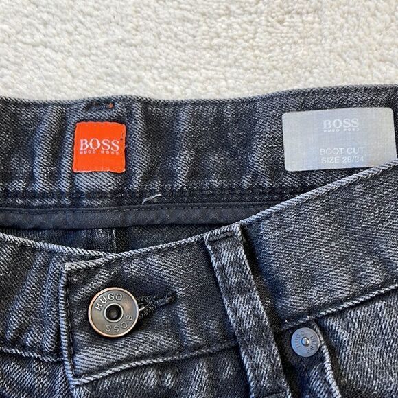 Hugo Boss Boot Cut black Jeans Women 28/34 - Picture 3 of 13